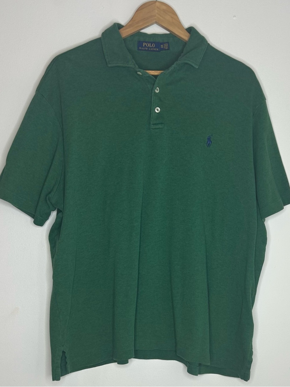 Ralph Lauren Dark Green Polo with Navy Pony